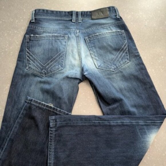 Armani Exchange Distressed Slim Fit Jeans – Size 31x32 - Picture 3 of 15